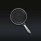 Hybrid Fry Pan with Lid, 8"