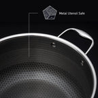 Hybrid Stock Pot with Lid, 12-Qt